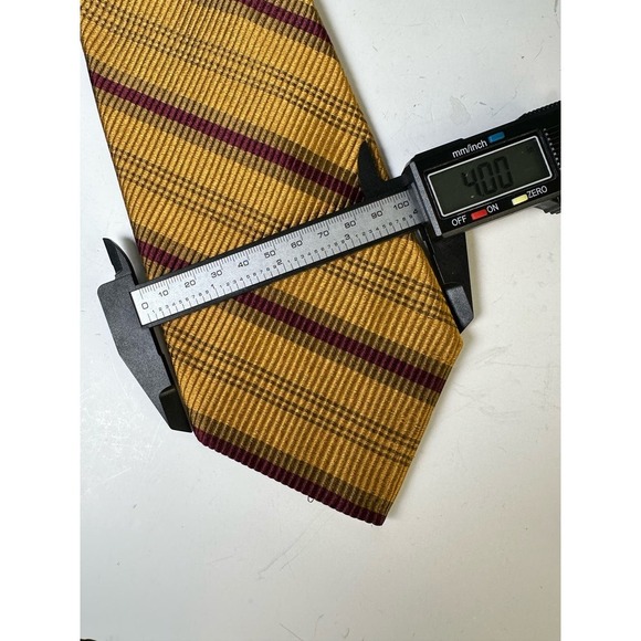 Vintage Robert Talbott for Grady Ervin & Co. Charleston SC Repp Tie - Picture 7 of 7